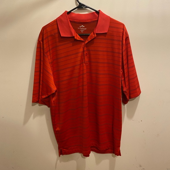 Red Golf Shirt size Large - Picture 1 of 3